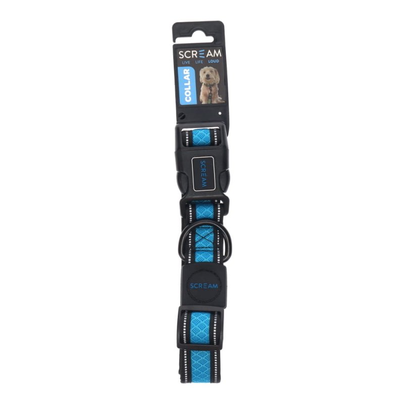 Scream Reflective Adj. Collar 3.2cmx42-66cm
