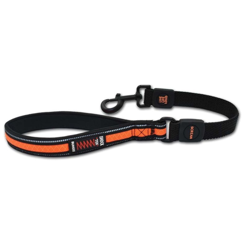 Scream Reflective Bungee Leash With Padded Handle 55cm x 2.5cm