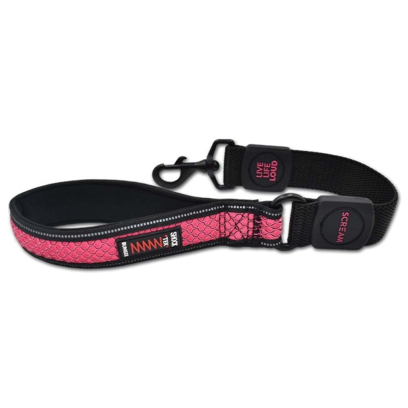 Scream Reflective Bungee Leash With Padded Handle 55cm x 3.5cm