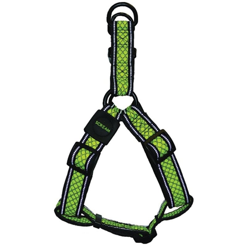 Scream Reflective Step In Harness Medium