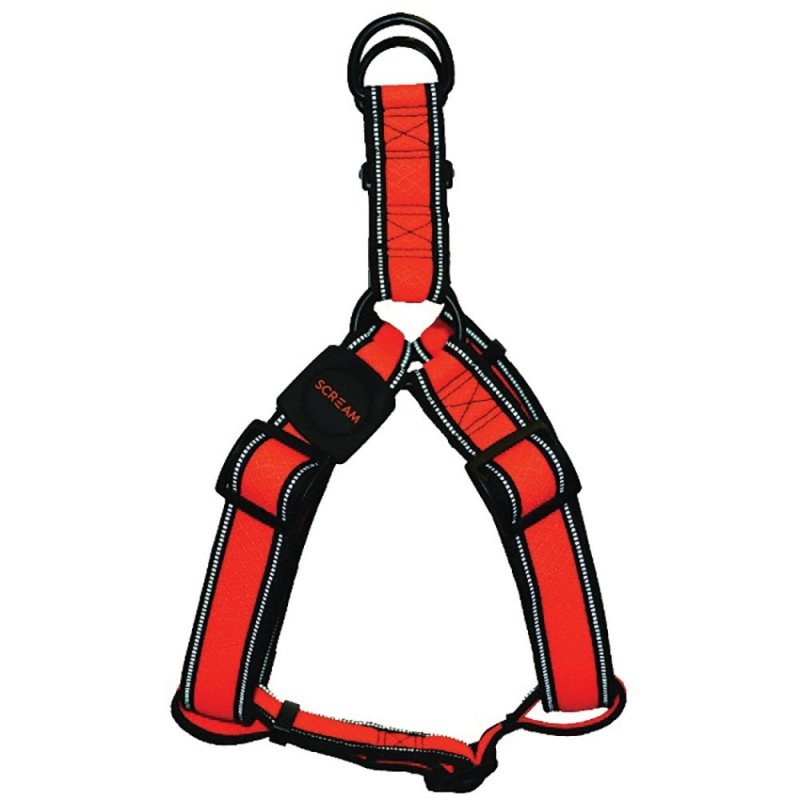 Scream Reflective Step In Harness Medium