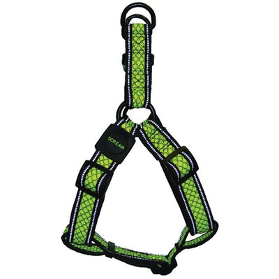 Scream Reflective Step In Harness Small - Just For Pets Australia
