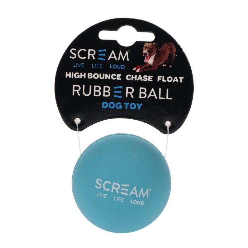 Scream Rubber Ball Dog Toy Medium