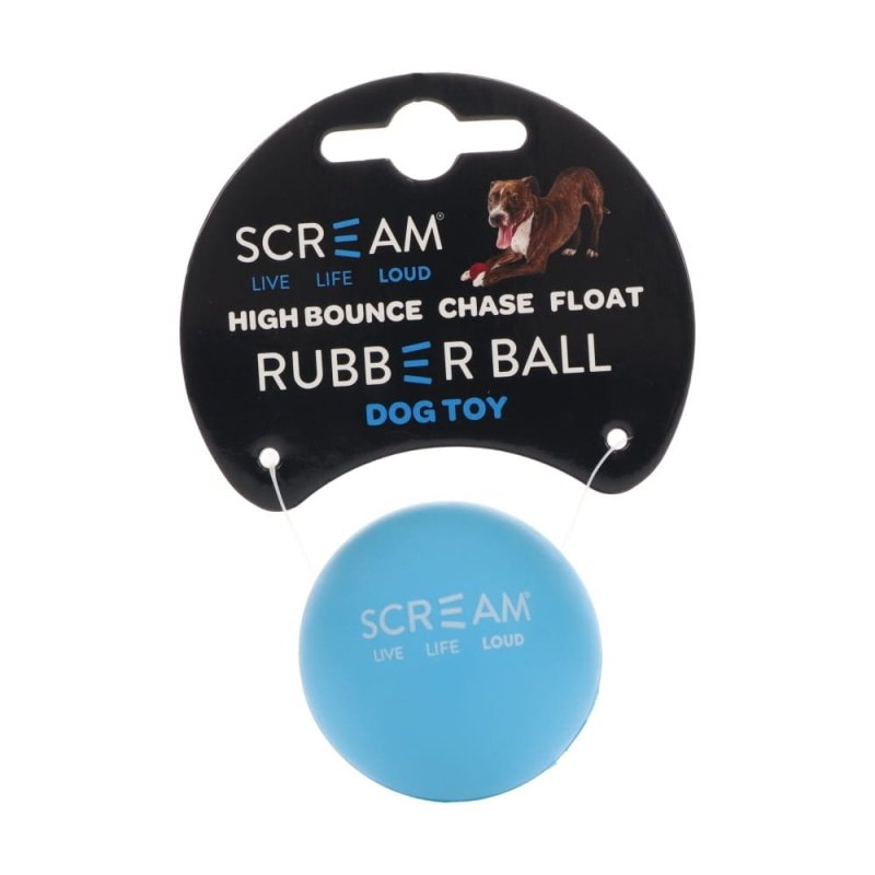 Scream Rubber Ball Dog Toy Small