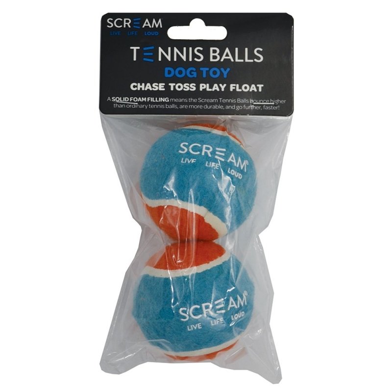 Scream Tennis Ball 2Pk - Medium