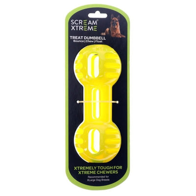Scream Xtreme Treat Dumbbell XL - Just For Pets Australia