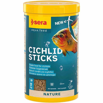 Sera Cichlid Sticks 1000ml (210g) (2cm) - Just For Pets Australia