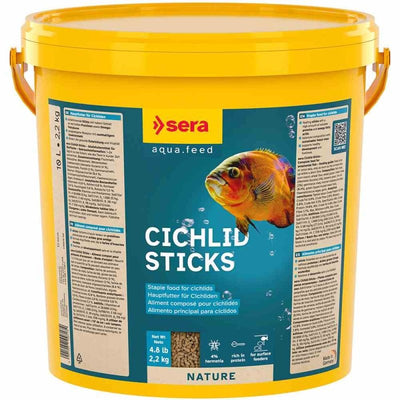 Sera Cichlid Sticks 10l (2.2kg) (3cm) - Just For Pets Australia