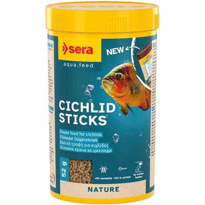 Sera Cichlid Sticks 250ml (52g) (1cm) - Just For Pets Australia