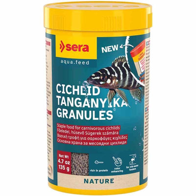 Sera Cichlid Tanganyika Granules 250ml (135g) (1cm) - Just For Pets Australia