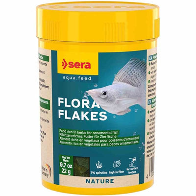Sera Flora Flakes 100ml (22g) (1cm) - Just For Pets Australia