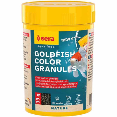 Sera Goldfish Color Granules 100ml (33g) (2cm) - Just For Pets Australia