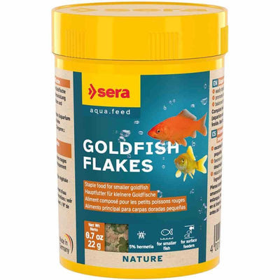 Sera Goldfish Flakes 100ml (22g) (1cm) - Just For Pets Australia