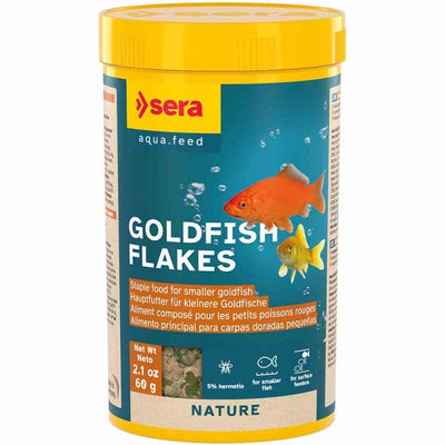 Sera Goldfish Flakes 250ml (60g) (2cm) - Just For Pets Australia