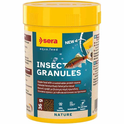Sera Insect Granules 100ml (36g) (1cm) - Just For Pets Australia