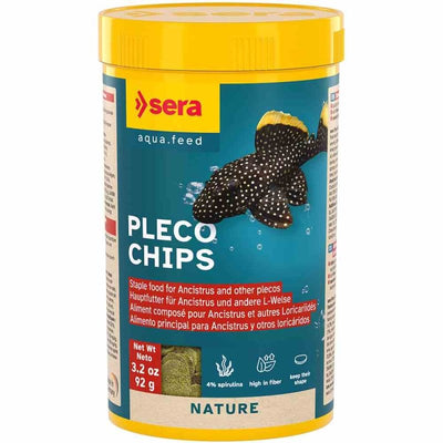 Sera Pleco Chips 250ml (92g) (2cm) - Just For Pets Australia