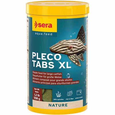 Sera Pleco Tabs Xl 1000ml (550g) (2cm) - Just For Pets Australia