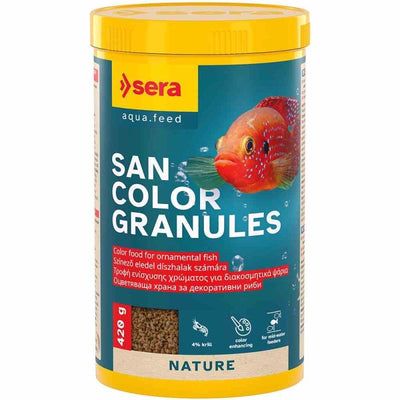 Sera San Color Granules 1000ml (420g) (3cm) - Just For Pets Australia