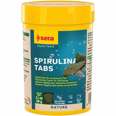 Sera Spirulina Tabs 100ml (60g) (2cm) - Just For Pets Australia