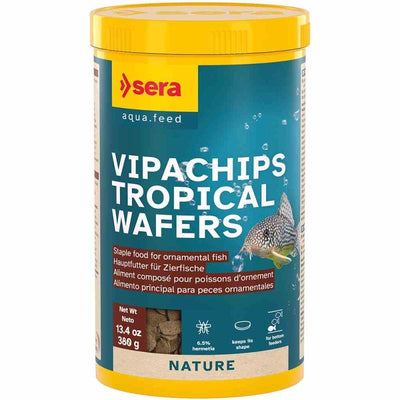 Sera Vipachips Tropical Wafers 1000ml (380g) (3cm) - Just For Pets Australia