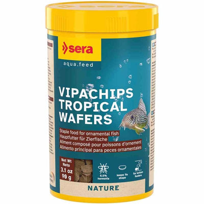 Sera Vipachips Tropical Wafers 250ml (90g) (2cm) - Just For Pets Australia