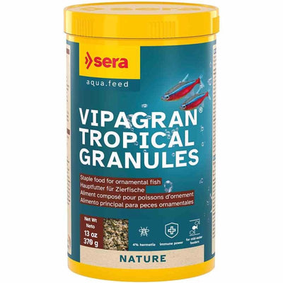 Sera Vipagran Tropical Granules 1000ml (370g) (3cm) - Just For Pets Australia