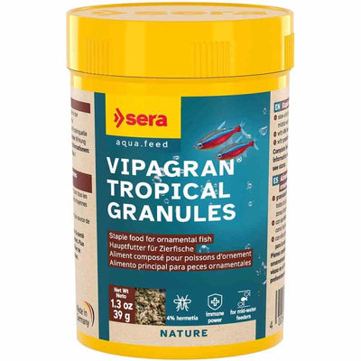 Sera Vipagran Tropical Granules 100ml (39g) (1cm) - Just For Pets Australia