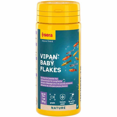 Sera Vipan Baby Flakes 50ml (30g) (1cm) - Just For Pets Australia