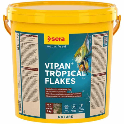 Sera Vipan Tropical Flakes 10l (2kg) (4cm) - Just For Pets Australia