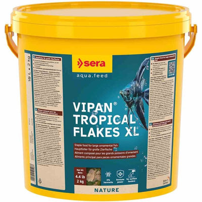 Sera Vipan Tropical Flakes Xl 10l (2kg) (2cm) - Just For Pets Australia