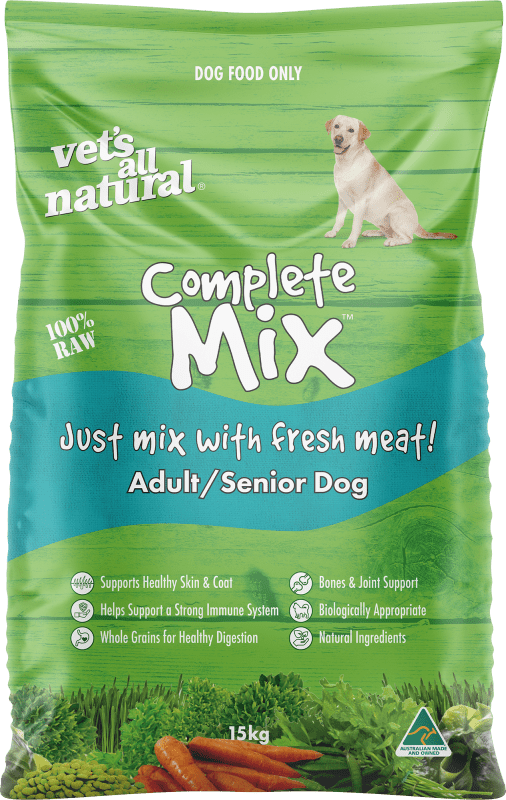 Vets All Natural Complete Mix Adult Senior Raw Dog Food