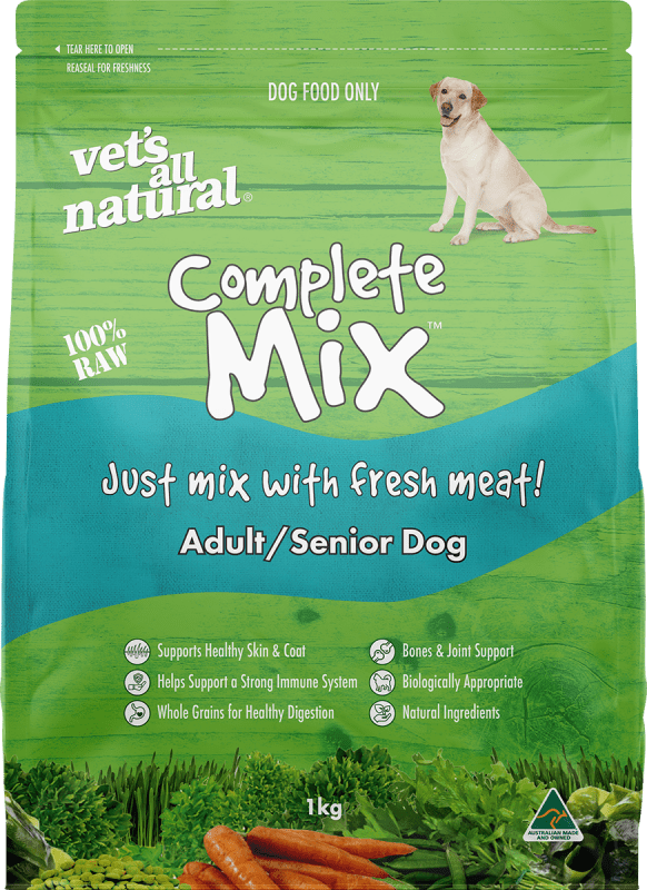 Vets All Natural Complete Mix Adult Senior Raw Dog Food