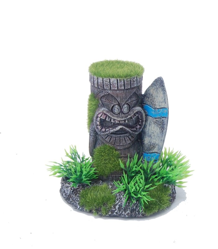 Warrior Face with Surfboard