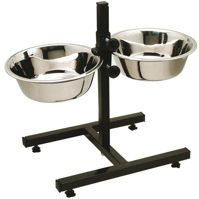 Zeez Adjustable Double Diner - Just For Pets Australia