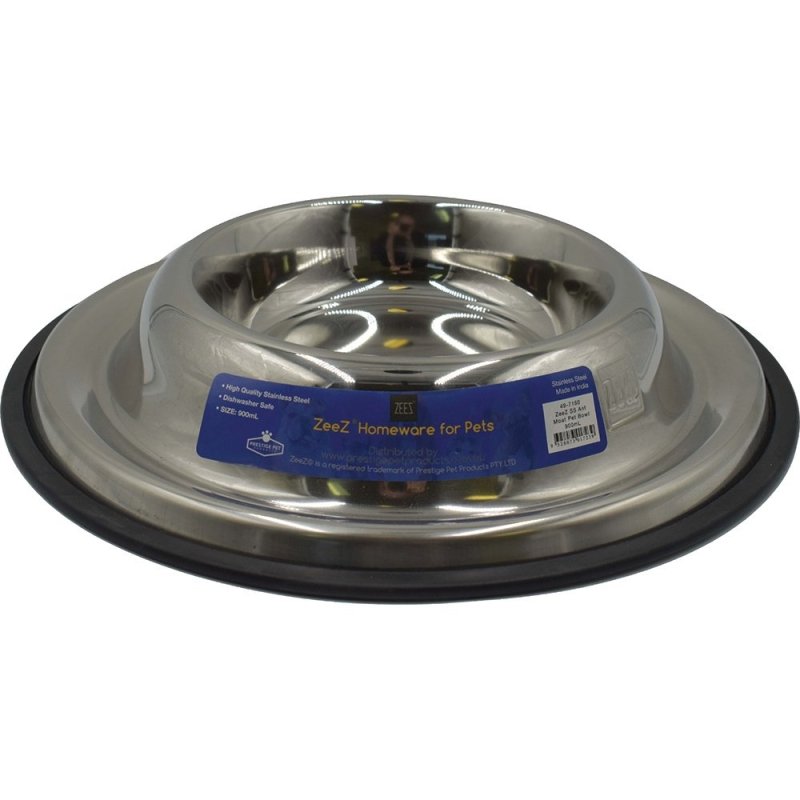 Zeez Stainless Steel Ant Moat Pet Bowl
