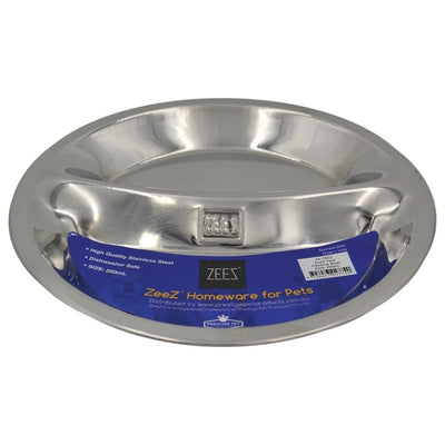 Zeez Stainless Steel Twin Feeding Bowl 200ml - Just For Pets Australia