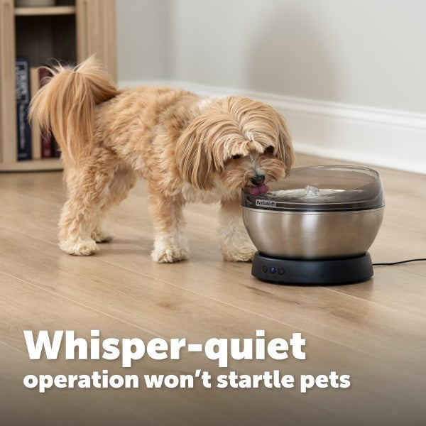 PetSafe HydroSphere 1.7L Stainless Steel Pet Fountain