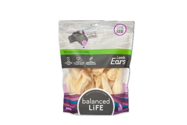 Balanced Life Dog Treat Lamb Ears