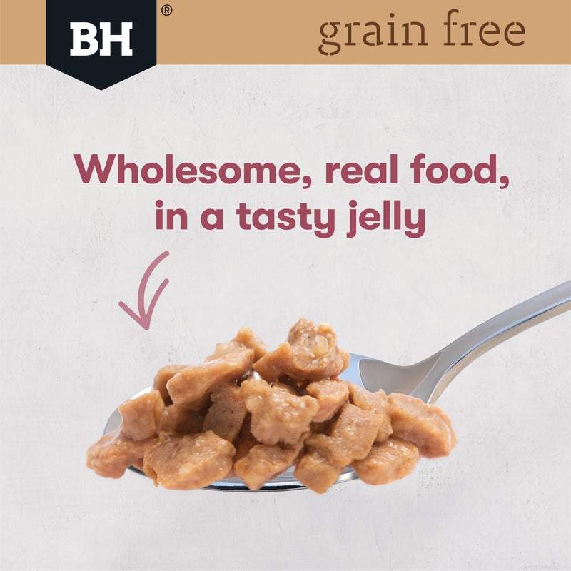 Black Hawk Grain Free Adult Chicken With Lamb In Jelly Wet Cat Food Pouches 85G