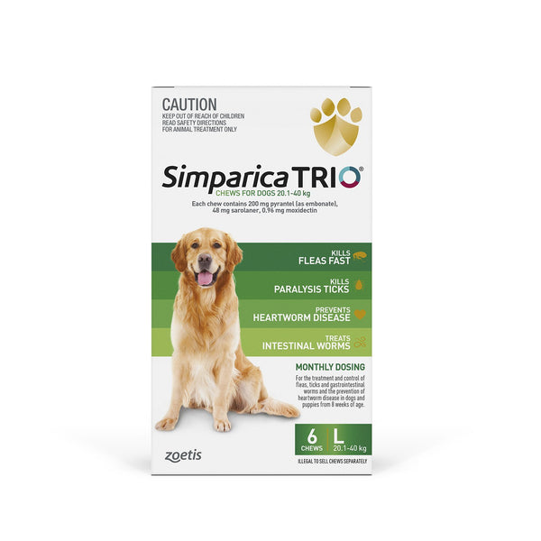Simparica Trio Flea, Tick & Worm Control