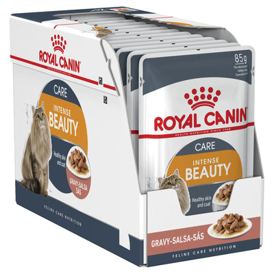 Royal Canin Intense Beauty Care Gravy, 12x85g - Just For Pets Australia