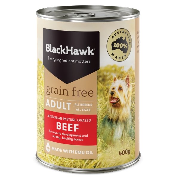 Black Hawk Grain Free Adult Beef Wet Dog Food