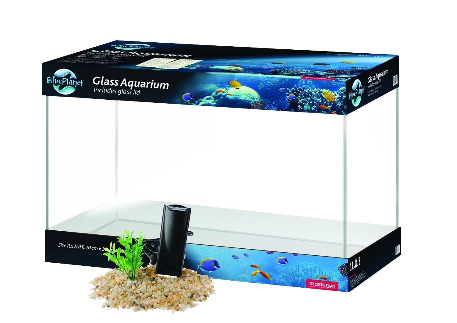Fish Tank The World Of Wet Pets Blue Planet Aquarium Kit 16Lt