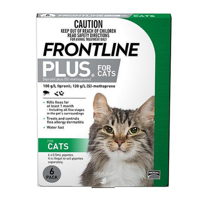 Frontline Plus Green For Cats - Just For Pets Australia