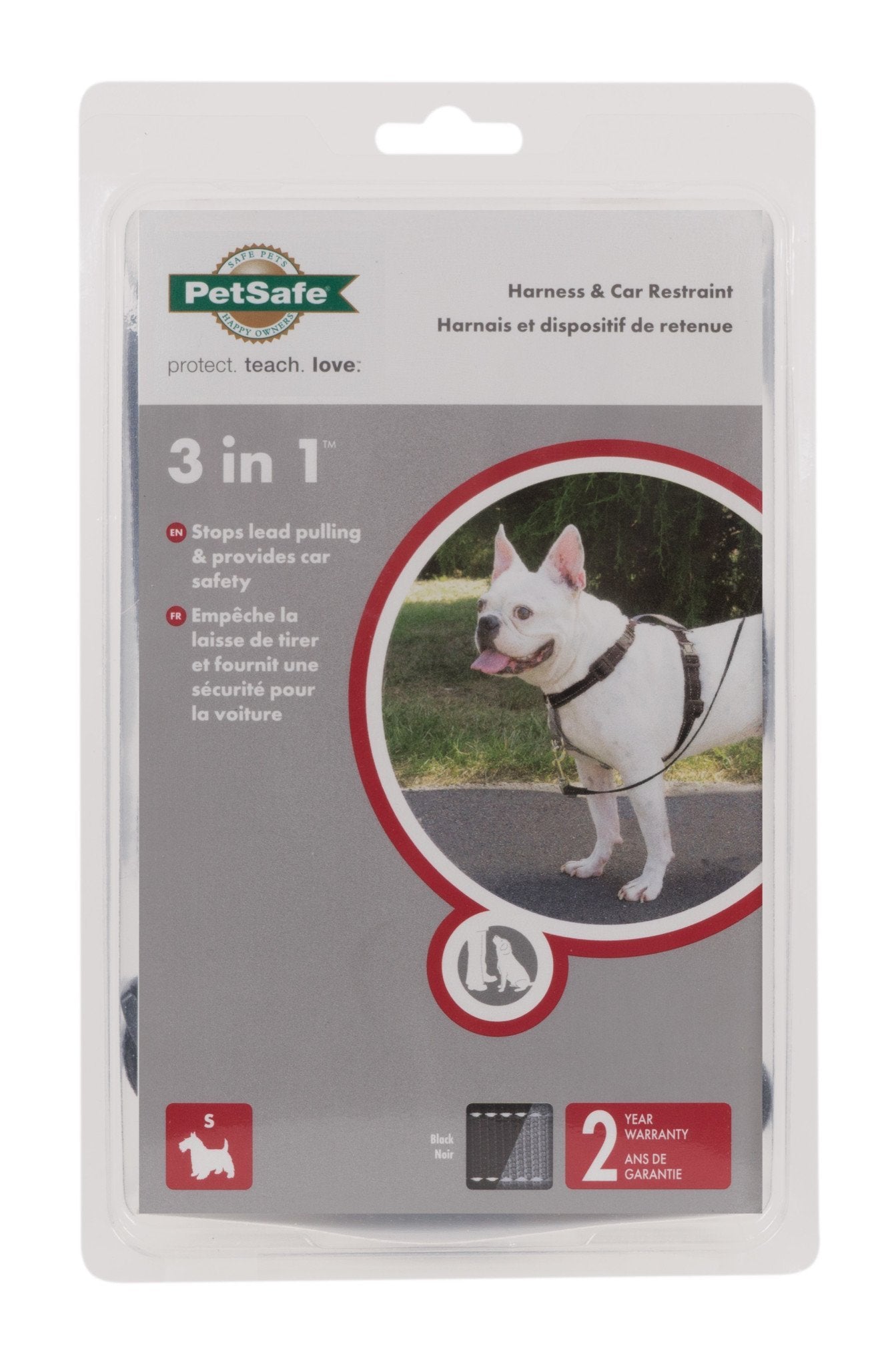 PetSafe® 3 in 1 Harness and Car Restraint, Black