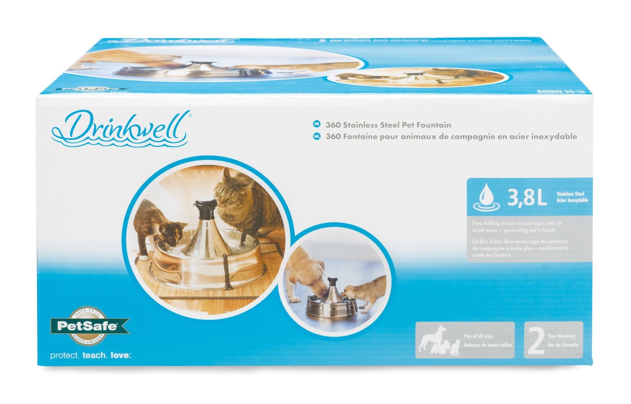 PetSafe® Drinkwell® Stainless Multi-Pet Pet Fountain