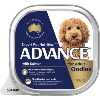 ADVANCE Dog Adult Oodles with Salmon 12x 100g - Just For Pets Australia
