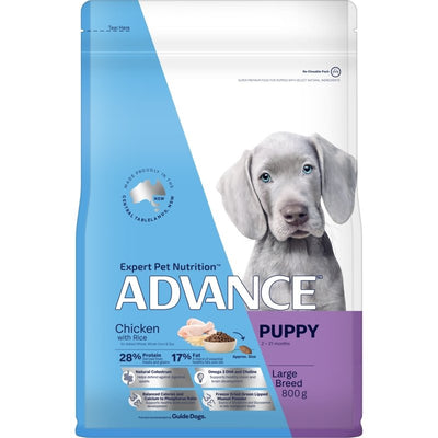 ADVANCE Puppy Large Breed Chicken & Rice 800g - Just For Pets Australia