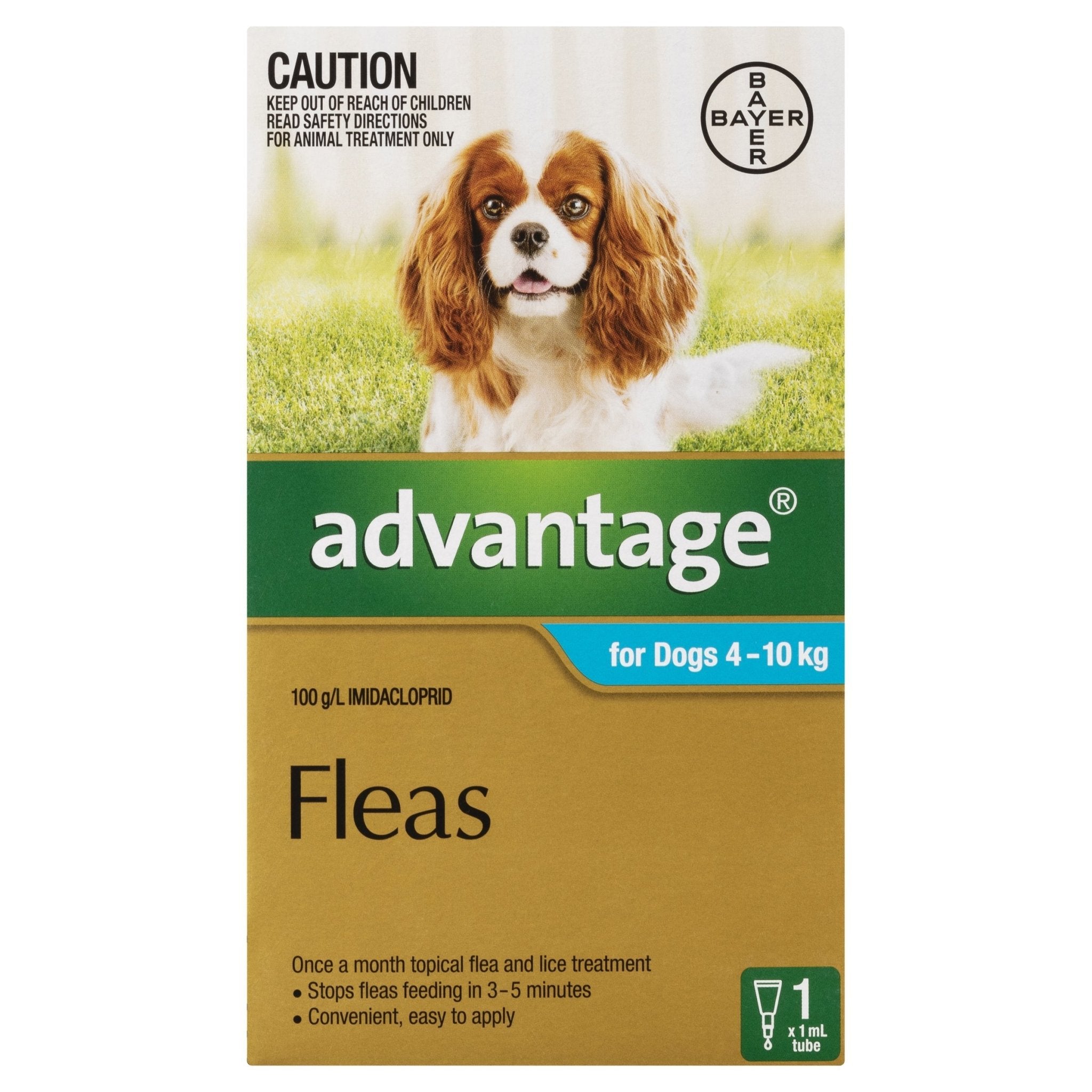Advantage Fleas for Dogs 4 - 10kg