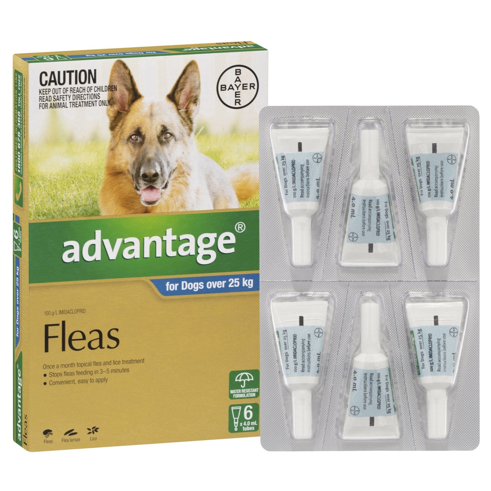 Advantage Fleas For Dogs Over 25kg